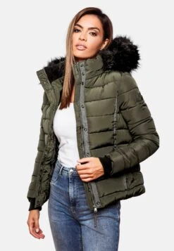 Navahoo Winterjassen Winterjas Miamor Dames Olijfgroen -Navahoo Mode Exporteren Winkel d5fde583d7e268737230d6d461110028