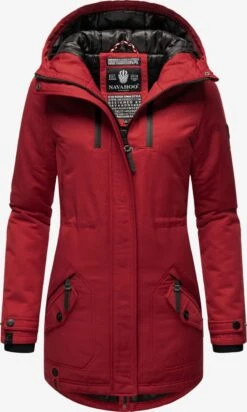 Navahoo Parkas Winterparka Dames Rood -Navahoo Mode Exporteren Winkel d6ce3bb2b232438937365efbc21f8b9d