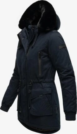 Navahoo Parkas Winterparka Dames Navy -Navahoo Mode Exporteren Winkel d7f4820e3419498f0d168713bb220e6a