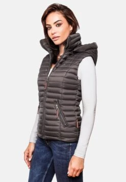 Navahoo Shadaa - Bodywarmer - Anthracite -Navahoo Mode Exporteren Winkel d89558674fa24e0c8c3e4c737419070a