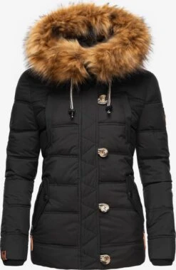 Navahoo Winterjassen Winterjas Zoja Dames Zwart -Navahoo Mode Exporteren Winkel dd27e7b76cebf550ad291a3faab93665