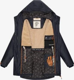 Navahoo Regenmantels Tussenmantel Rainy Forest Dames Donkerblauw -Navahoo Mode Exporteren Winkel de4e93bf3d110d18a0161e1a2e3bbc01