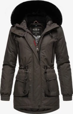 Navahoo Parkas Winterparka Dames Olijfgroen