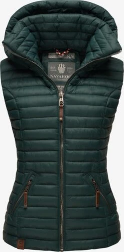 Navahoo Bodywarmers Bodywarmer Shadaa Dames Donkergroen
