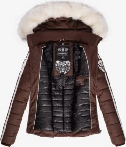 Navahoo Winterjassen Winterjas Khingaas Dames Kastanjebruin -Navahoo Mode Exporteren Winkel e947e3f8d23b213311b161b3dff7e375