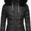 Navahoo Winterjassen Winterjas Zuckerbiene Dames Zwart