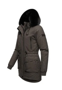 Navahoo Olessaa - Winterjas - Dark Grey -Navahoo Mode Exporteren Winkel ed1a11139ede476cab64dd61e0e544e5