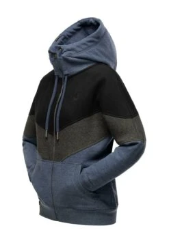 Navahoo Sweater Met Rits - Dusty Blue Melange -Navahoo Mode Exporteren Winkel f0cf8268a66b4454ab1e4048460f04c2