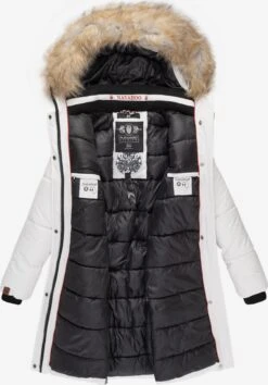 Navahoo Wintermantels Wintermantel Halina Dames Wit -Navahoo Mode Exporteren Winkel f16985c1505580c885e4c4c148527096