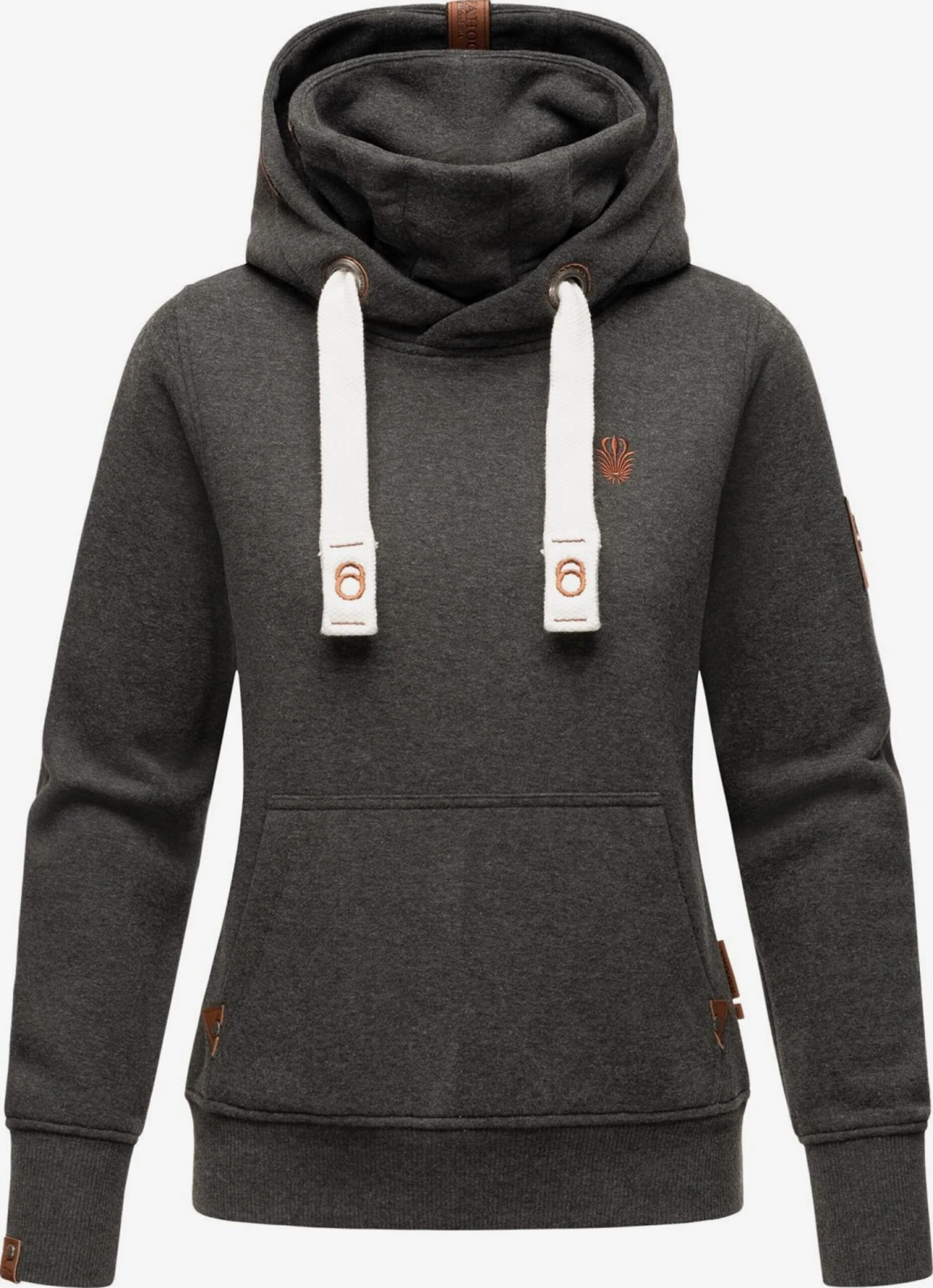 Navahoo Hoodies Sweatshirt Raniaa Dames Donkergrijs 1 Navahoo Hoodies Sweatshirt Raniaa Dames Donkergrijs