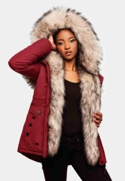 Navahoo Parkas Winterparka Sweety Dames Rood -Navahoo Mode Exporteren Winkel f3068bd37425ce1f792e1615e8eeaa92