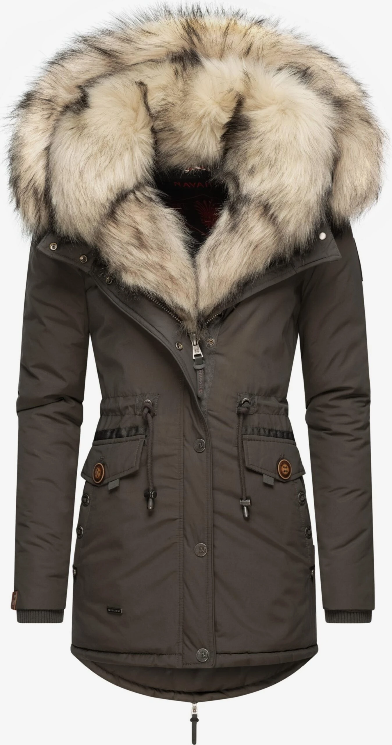 Navahoo Parkas Winterparka Sweety Dames Bruin 1 Navahoo Parkas Winterparka Sweety Dames Bruin