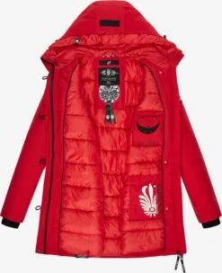 Navahoo Parkas Winterparka Freeze Stoorm Dames Rood -Navahoo Mode Exporteren Winkel f92c93b7e85add359450ae74c5351870
