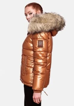 Navahoo Winterjassen Winterjas Tikunaa Dames Bruin -Navahoo Mode Exporteren Winkel fa0083634ce87d03b56ed60771290162