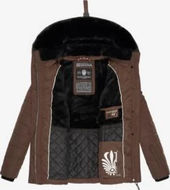 Navahoo Winterjassen Winterjas Milianaa Dames Chocoladebruin -Navahoo Mode Exporteren Winkel fb1a6d086fefbaa2bf7a3ee067a2e434