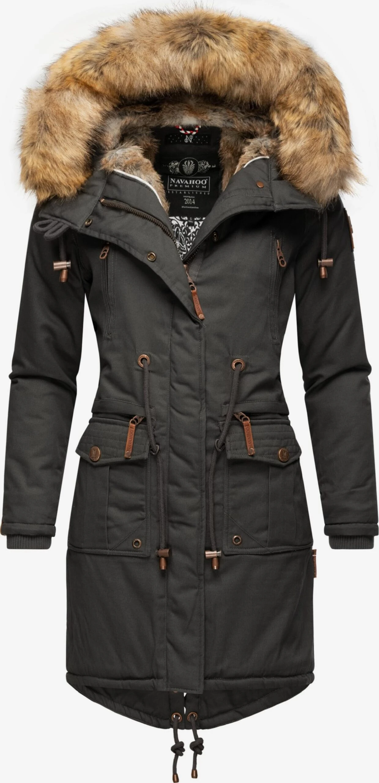 Navahoo Parkas Winterparka Rosinchen Dames Bruin 1 Navahoo Parkas Winterparka Rosinchen Dames Bruin