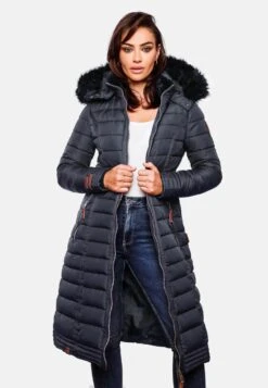 Navahoo Wintermantels Wintermantel Umay Dames Nachtblauw -Navahoo Mode Exporteren Winkel fdc1e4a990f1b971d501212d03d2d45a