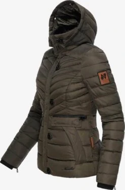 Navahoo Winterjassen Winterjas Wisteriaa Dames Kaki -Navahoo Mode Exporteren Winkel fe26ac51071b097de3bdcc3edfbec557