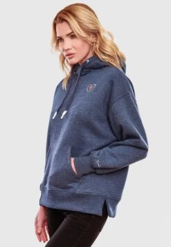 Navahoo Hoodie - Dusty Blue Melange -Navahoo Mode Exporteren Winkel ffddcf1b2ec94fd8ae633249b333aace